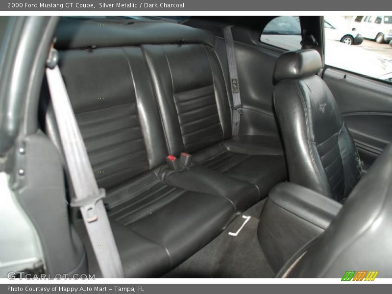 Silver Metallic / Dark Charcoal 2000 Ford Mustang GT Coupe