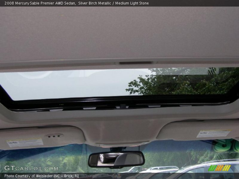 Silver Birch Metallic / Medium Light Stone 2008 Mercury Sable Premier AWD Sedan