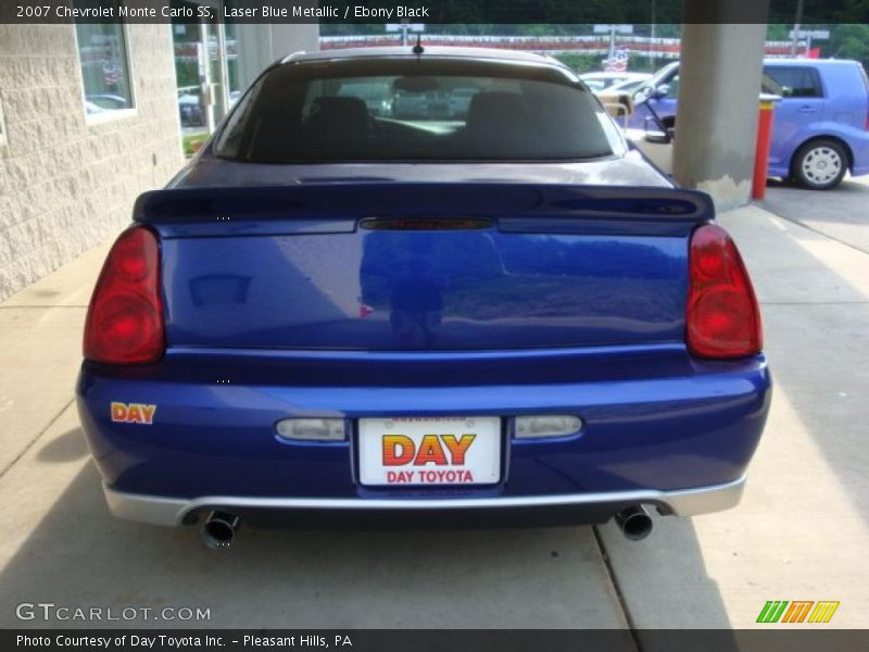 Laser Blue Metallic / Ebony Black 2007 Chevrolet Monte Carlo SS