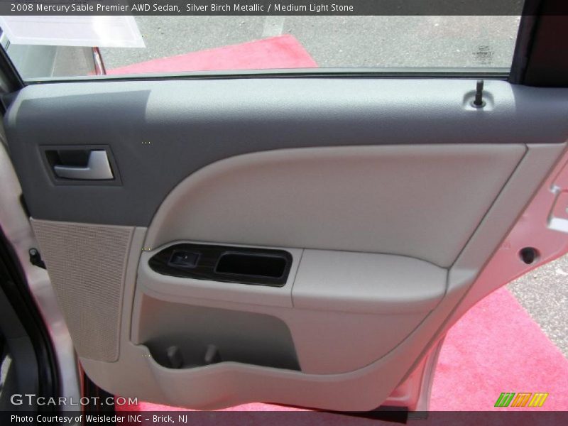 Silver Birch Metallic / Medium Light Stone 2008 Mercury Sable Premier AWD Sedan