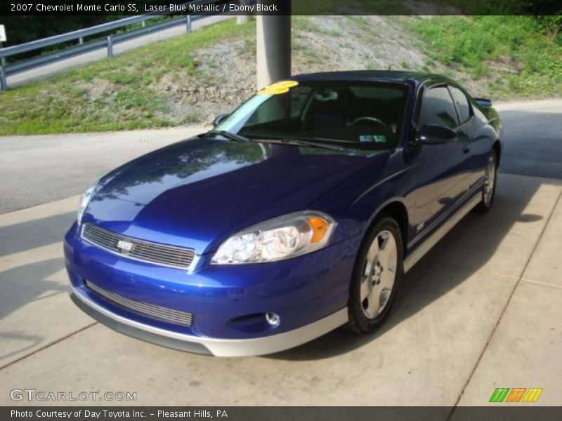 Laser Blue Metallic / Ebony Black 2007 Chevrolet Monte Carlo SS