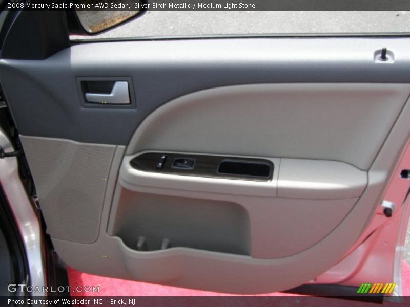 Silver Birch Metallic / Medium Light Stone 2008 Mercury Sable Premier AWD Sedan