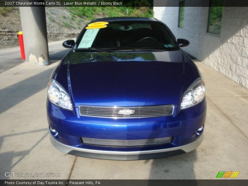 Laser Blue Metallic / Ebony Black 2007 Chevrolet Monte Carlo SS