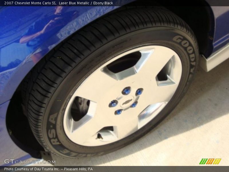 Laser Blue Metallic / Ebony Black 2007 Chevrolet Monte Carlo SS