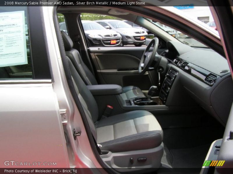 Silver Birch Metallic / Medium Light Stone 2008 Mercury Sable Premier AWD Sedan