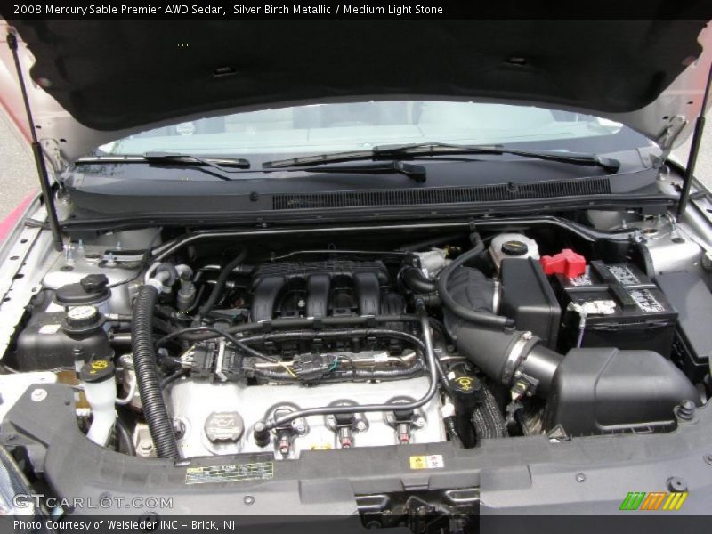 Silver Birch Metallic / Medium Light Stone 2008 Mercury Sable Premier AWD Sedan