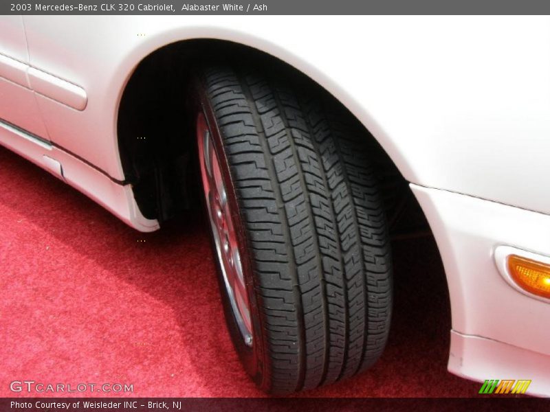 Alabaster White / Ash 2003 Mercedes-Benz CLK 320 Cabriolet