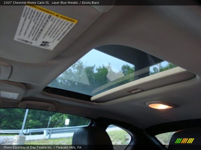 Laser Blue Metallic / Ebony Black 2007 Chevrolet Monte Carlo SS