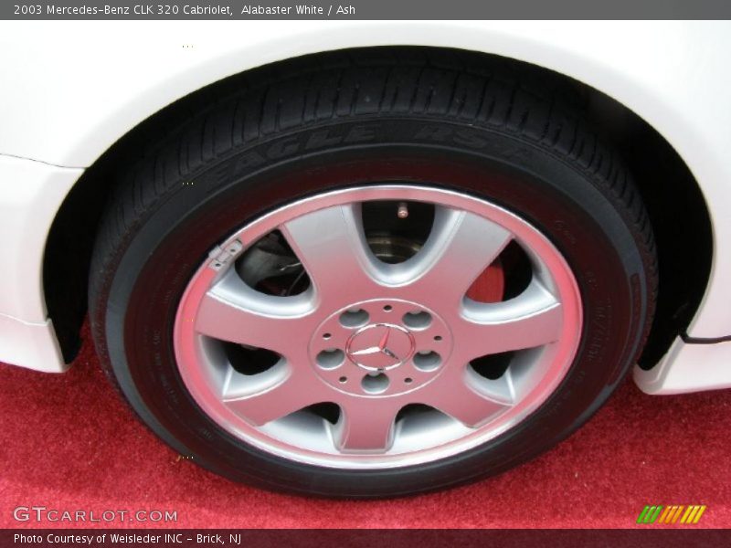Alabaster White / Ash 2003 Mercedes-Benz CLK 320 Cabriolet