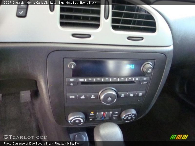 Laser Blue Metallic / Ebony Black 2007 Chevrolet Monte Carlo SS
