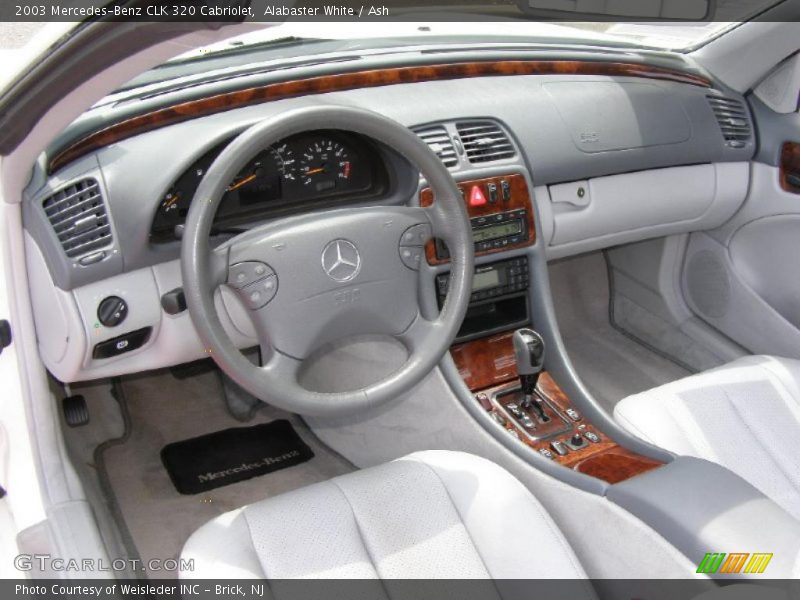 Alabaster White / Ash 2003 Mercedes-Benz CLK 320 Cabriolet