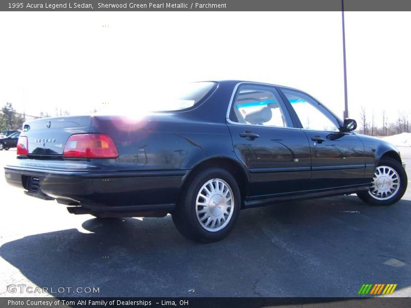 Sherwood Green Pearl Metallic / Parchment 1995 Acura Legend L Sedan