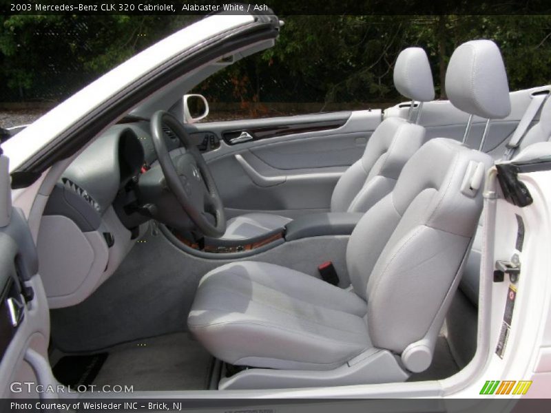 Alabaster White / Ash 2003 Mercedes-Benz CLK 320 Cabriolet