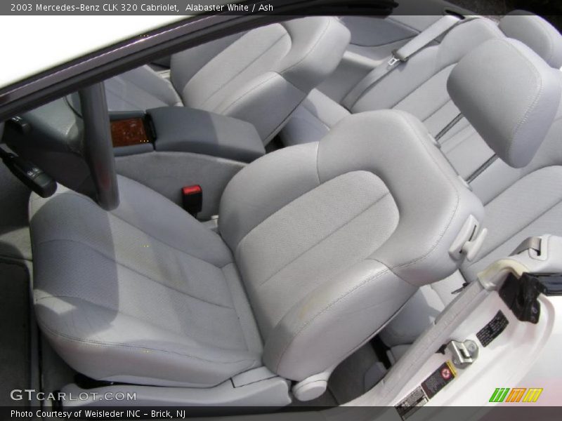 Alabaster White / Ash 2003 Mercedes-Benz CLK 320 Cabriolet