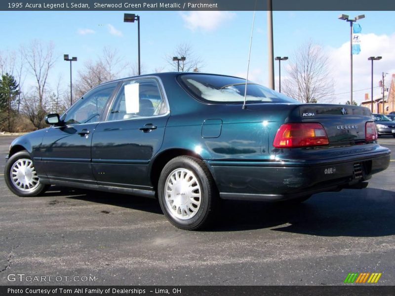 Sherwood Green Pearl Metallic / Parchment 1995 Acura Legend L Sedan