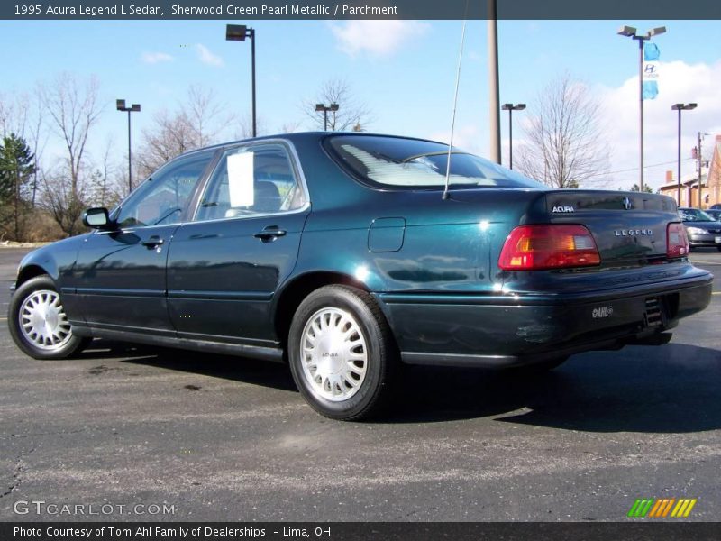 Sherwood Green Pearl Metallic / Parchment 1995 Acura Legend L Sedan