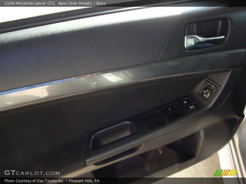 Apex Silver Metallic / Black 2008 Mitsubishi Lancer GTS