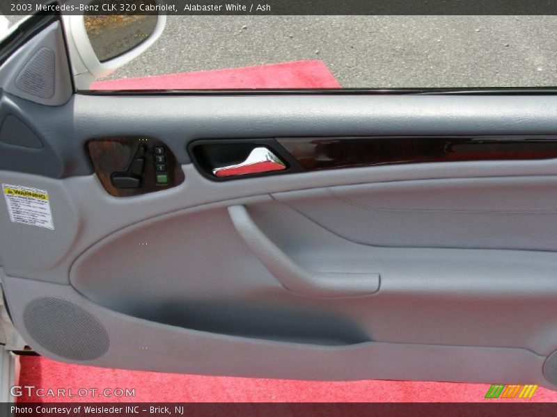 Alabaster White / Ash 2003 Mercedes-Benz CLK 320 Cabriolet