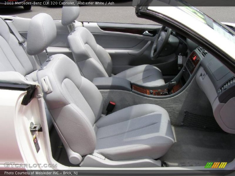 Alabaster White / Ash 2003 Mercedes-Benz CLK 320 Cabriolet