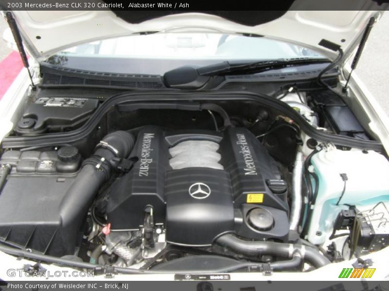 Alabaster White / Ash 2003 Mercedes-Benz CLK 320 Cabriolet