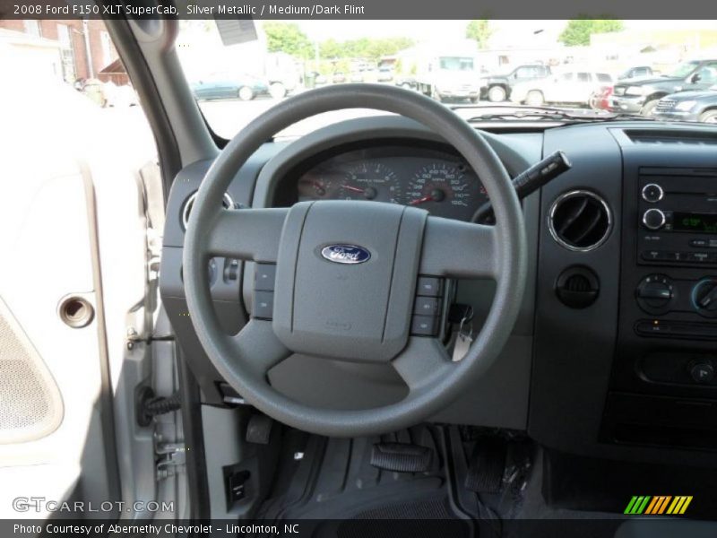 Silver Metallic / Medium/Dark Flint 2008 Ford F150 XLT SuperCab