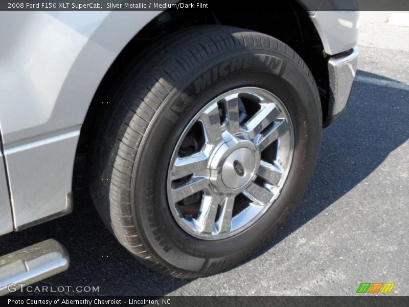 Silver Metallic / Medium/Dark Flint 2008 Ford F150 XLT SuperCab