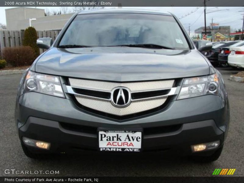 Sterling Gray Metallic / Ebony 2008 Acura MDX Technology