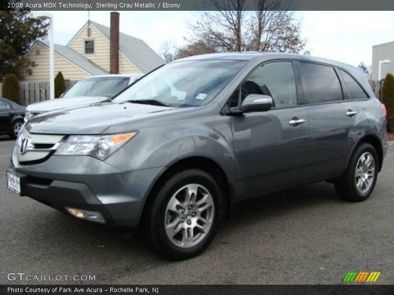 Sterling Gray Metallic / Ebony 2008 Acura MDX Technology