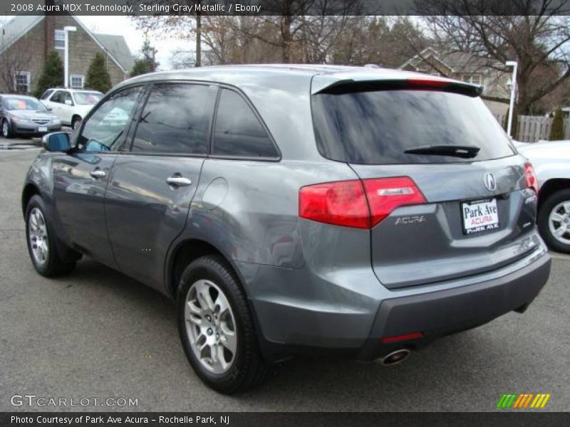 Sterling Gray Metallic / Ebony 2008 Acura MDX Technology
