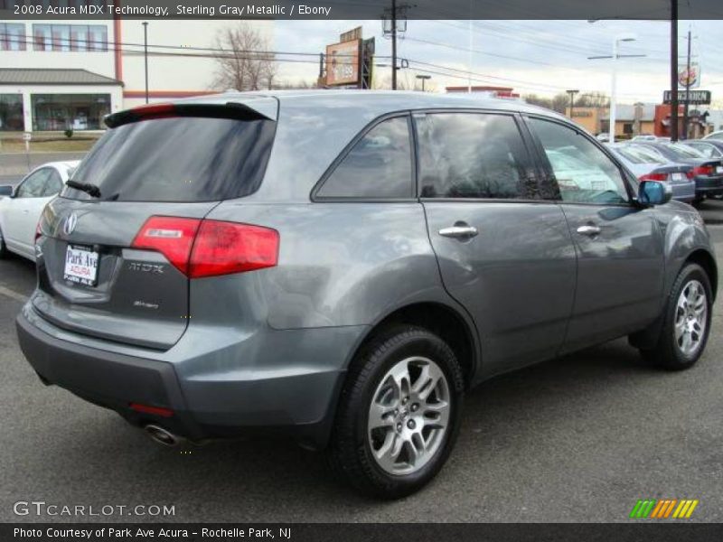 Sterling Gray Metallic / Ebony 2008 Acura MDX Technology