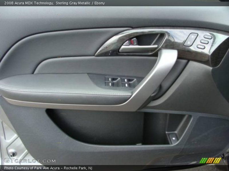 Sterling Gray Metallic / Ebony 2008 Acura MDX Technology