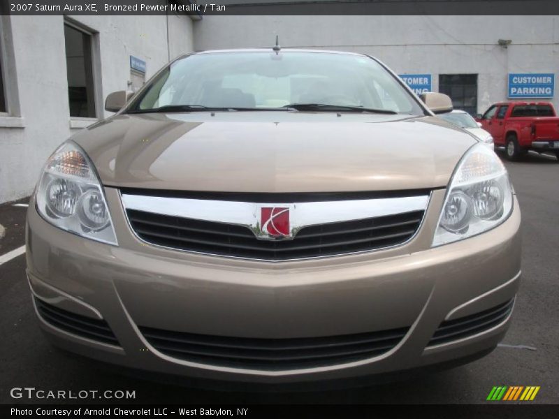 Bronzed Pewter Metallic / Tan 2007 Saturn Aura XE