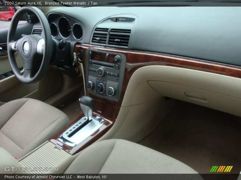 Bronzed Pewter Metallic / Tan 2007 Saturn Aura XE