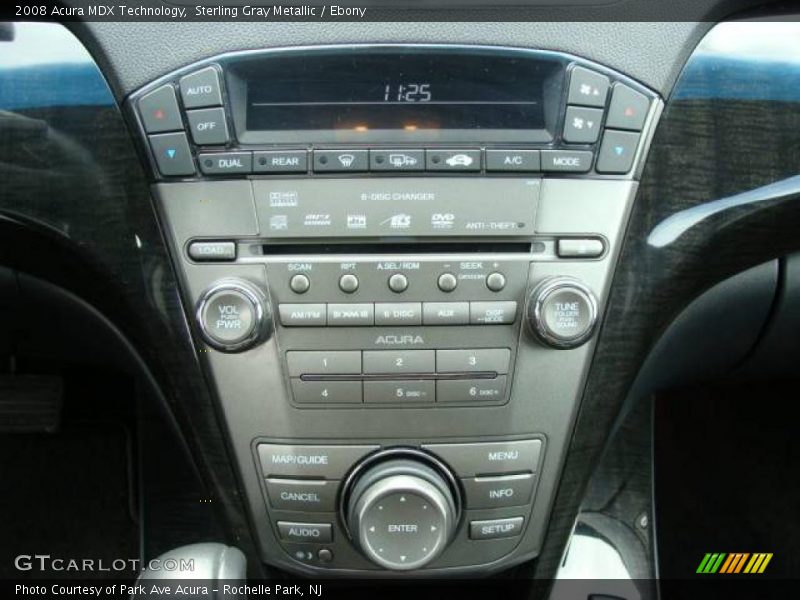 Sterling Gray Metallic / Ebony 2008 Acura MDX Technology