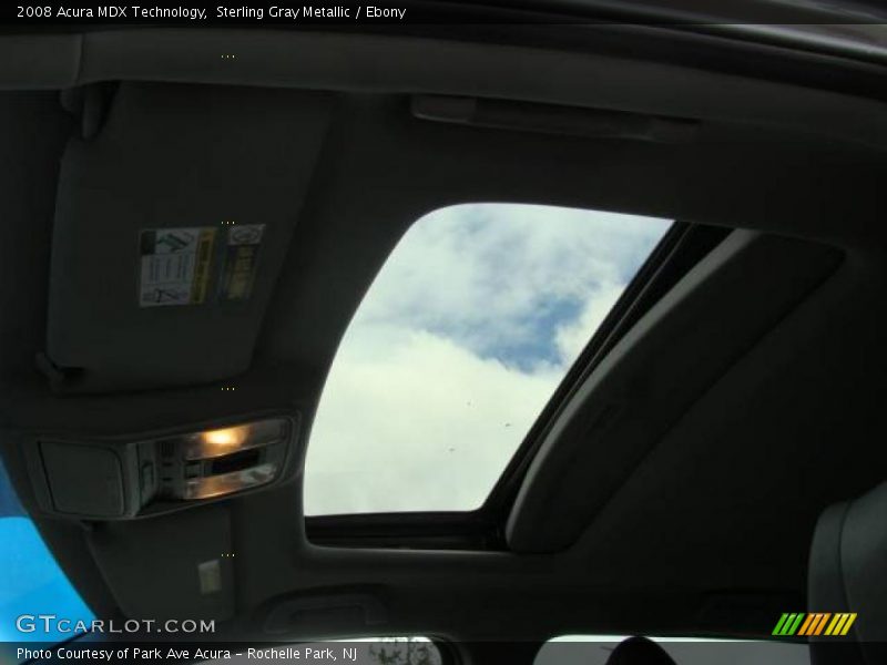 Sterling Gray Metallic / Ebony 2008 Acura MDX Technology