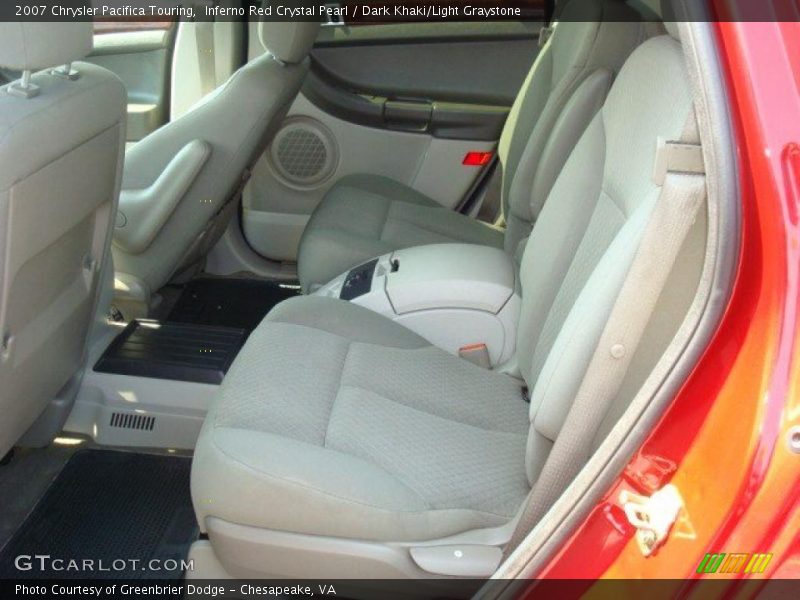 Inferno Red Crystal Pearl / Dark Khaki/Light Graystone 2007 Chrysler Pacifica Touring