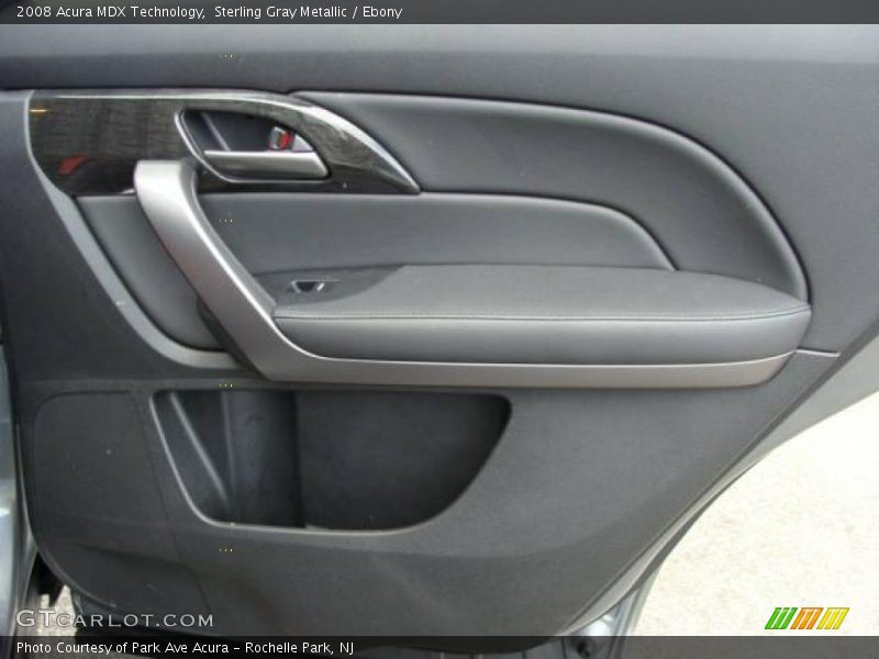 Sterling Gray Metallic / Ebony 2008 Acura MDX Technology
