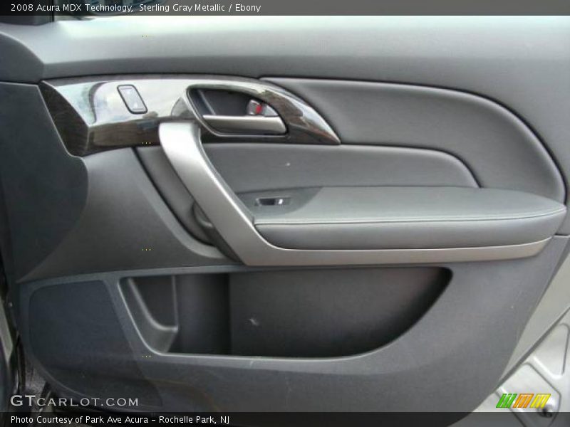 Sterling Gray Metallic / Ebony 2008 Acura MDX Technology