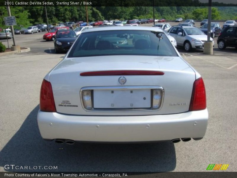 Sterling Silver / Black 2001 Cadillac DeVille Sedan