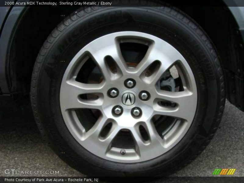 Sterling Gray Metallic / Ebony 2008 Acura MDX Technology