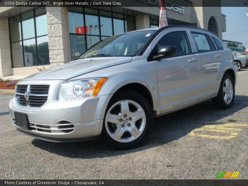 Bright Silver Metallic / Dark Slate Gray 2009 Dodge Caliber SXT