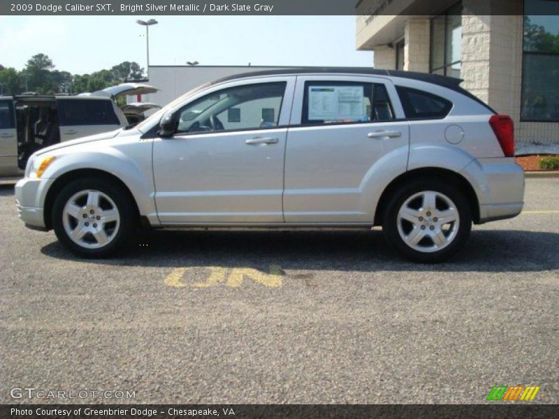 Bright Silver Metallic / Dark Slate Gray 2009 Dodge Caliber SXT