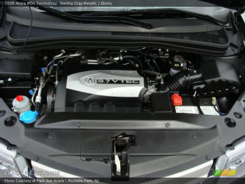 Sterling Gray Metallic / Ebony 2008 Acura MDX Technology