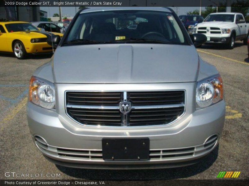 Bright Silver Metallic / Dark Slate Gray 2009 Dodge Caliber SXT