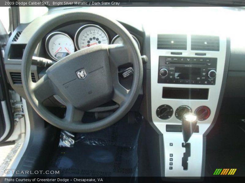 Bright Silver Metallic / Dark Slate Gray 2009 Dodge Caliber SXT