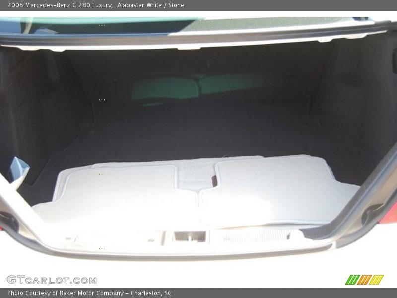 Alabaster White / Stone 2006 Mercedes-Benz C 280 Luxury