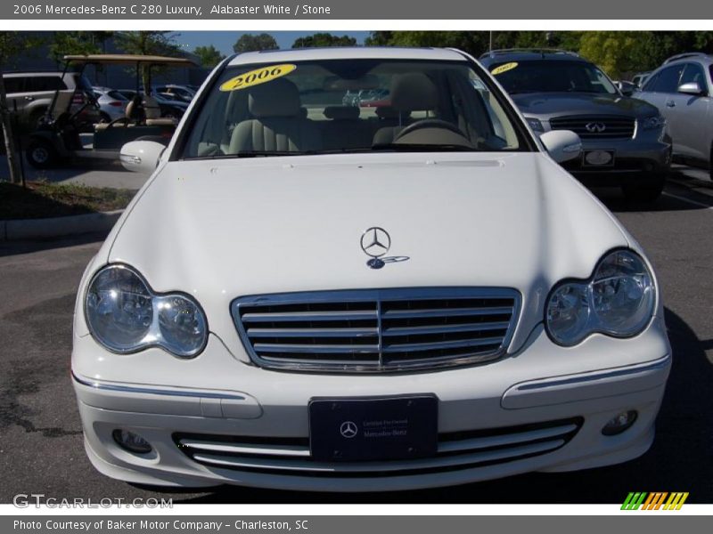 Alabaster White / Stone 2006 Mercedes-Benz C 280 Luxury