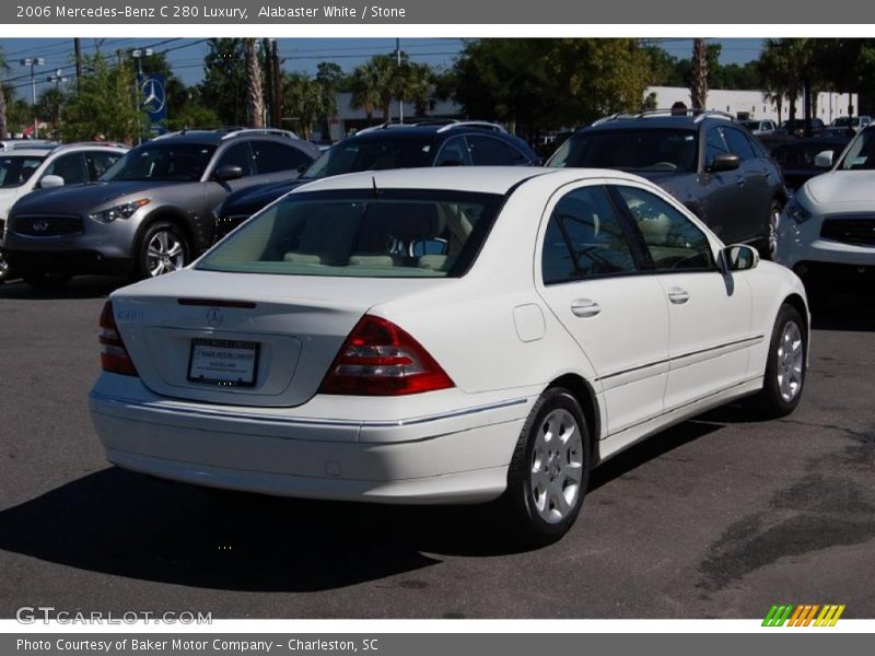 Alabaster White / Stone 2006 Mercedes-Benz C 280 Luxury