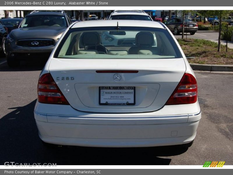Alabaster White / Stone 2006 Mercedes-Benz C 280 Luxury