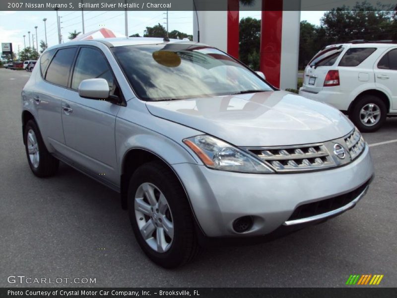 Brilliant Silver Metallic / Charcoal 2007 Nissan Murano S